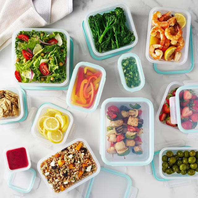 24-Piece Plastic Food Storage Set