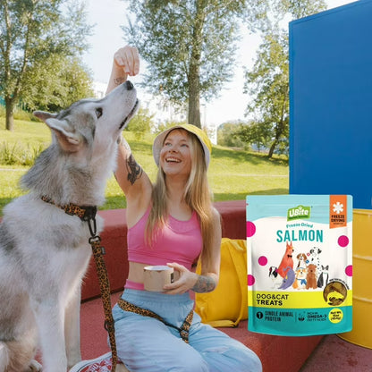 Adult Dog and Cat Salmon Freeze Dried Treats, 16 oz.