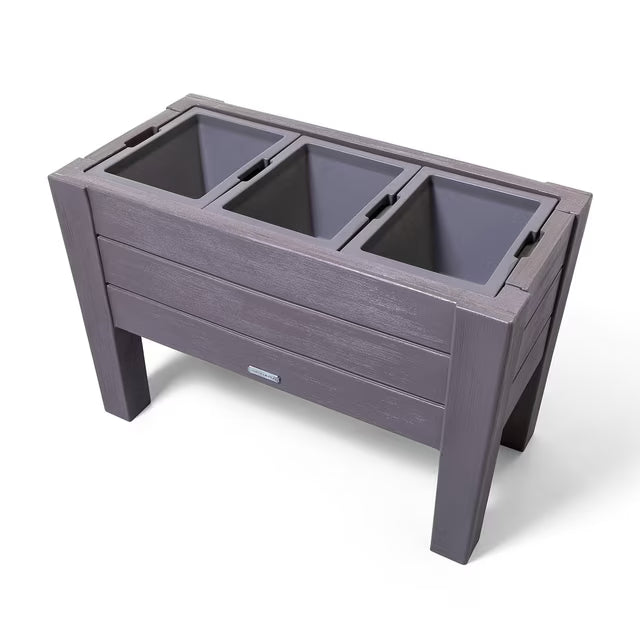 Lakewood Dark Cedar Raised Planter
