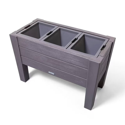 Lakewood Dark Cedar Raised Planter