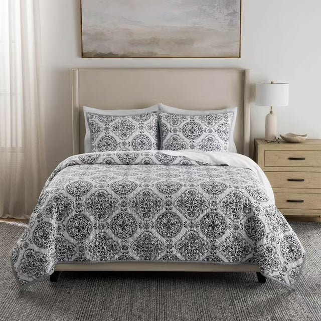3-Piece Printed Quilt Sets, Assorted Sizes