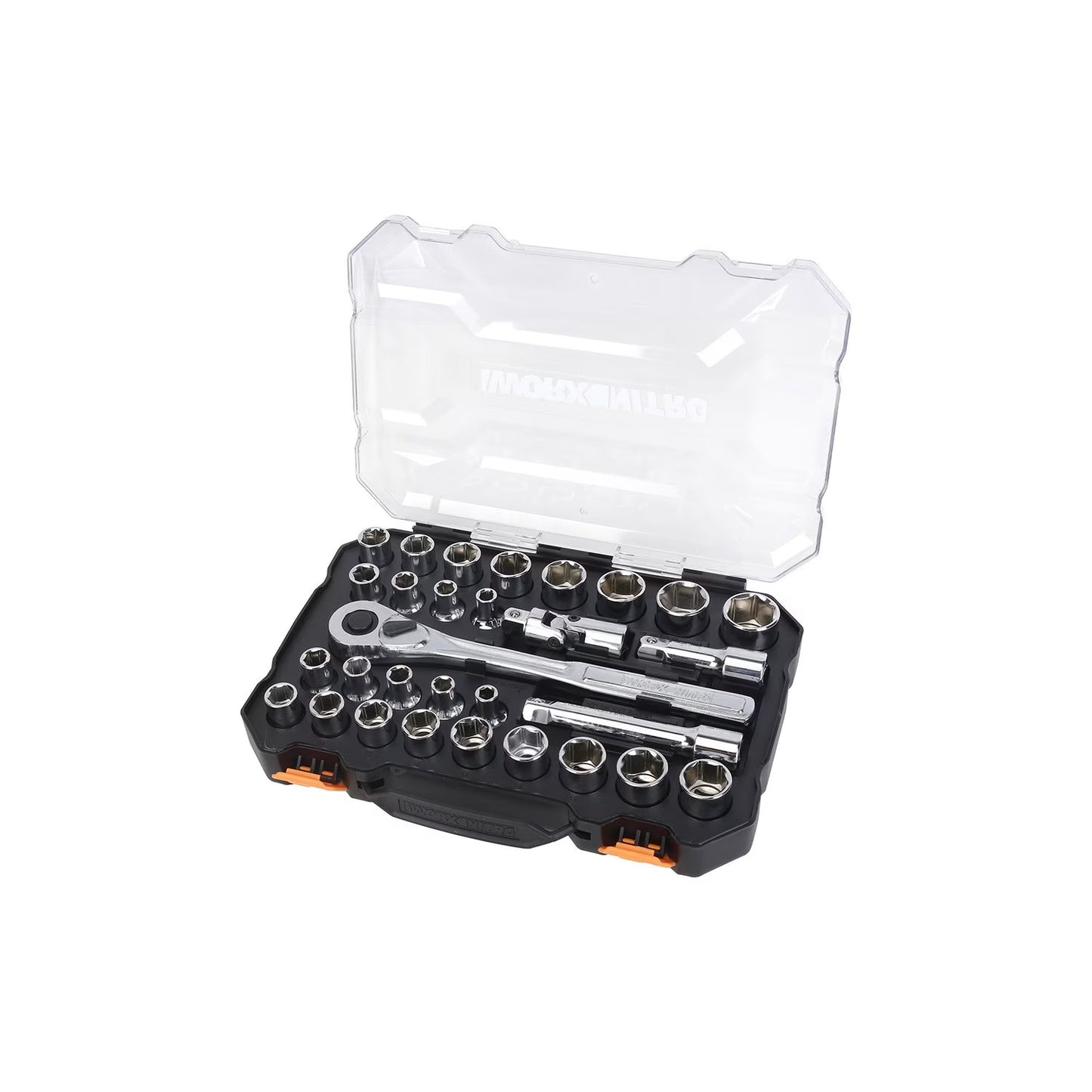 30PC 1/2" DR. 6 POINT SOCKET SET