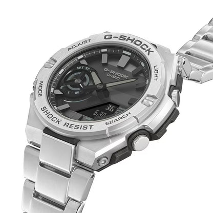 G-Shock Solar Powered Mobile Link G-Steel Bracelet Watch, 47mm
