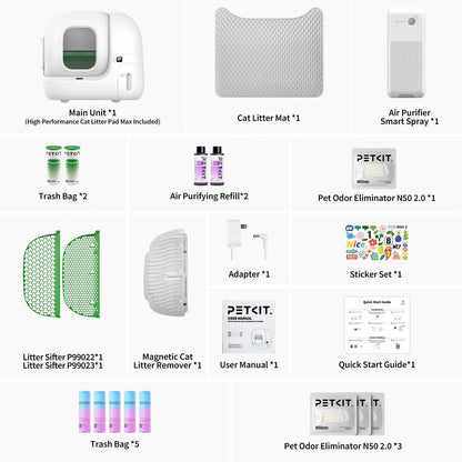 Puramax 2 Automatic Self-Cleaning Litter Box Bundle