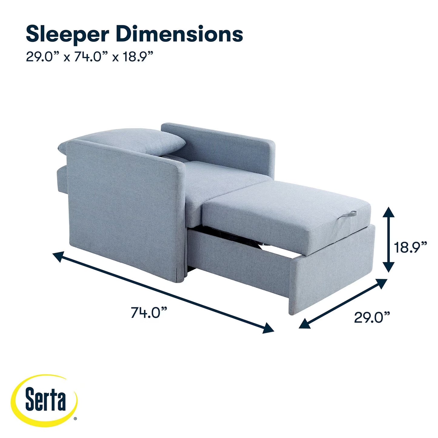 Brady Convertible Sleeper Chair