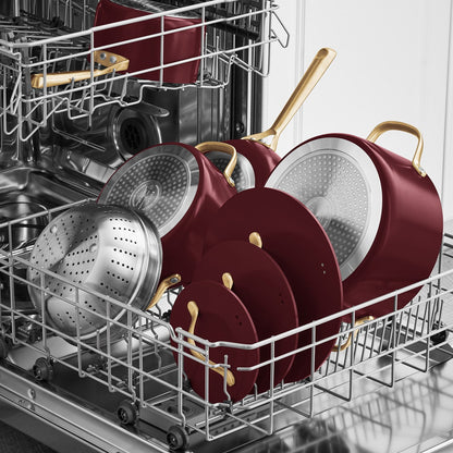 11-Piece Modern Ceramic Cookware Set