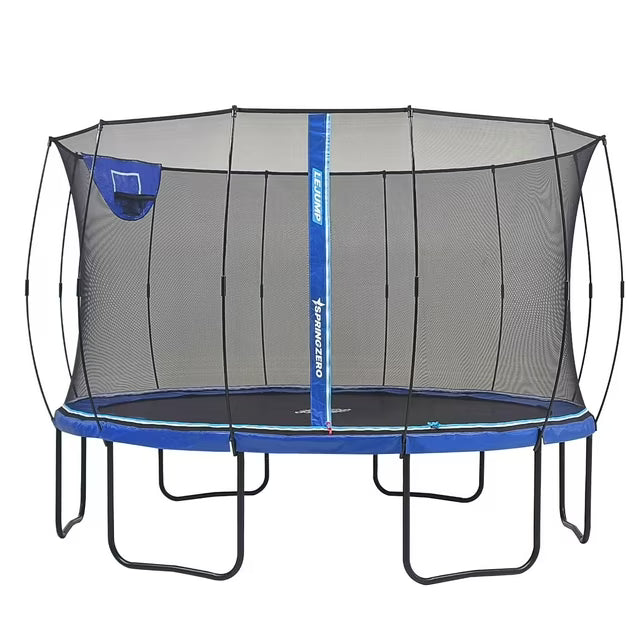 12' Heavy Duty Springless Trampoline with Basketball Set
