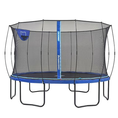 12' Heavy Duty Springless Trampoline with Basketball Set