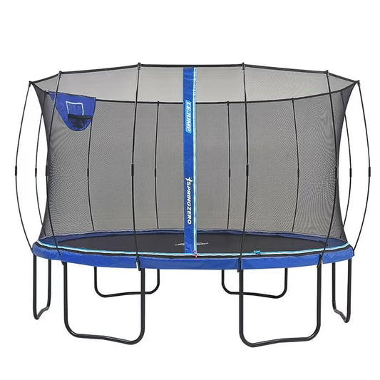 12' Heavy Duty Springless Trampoline with Basketball Set