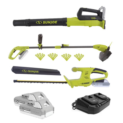 24V Cordless 3-Tool Garden Combo Kit
