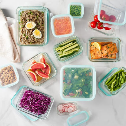 24-Piece Glass Food Storage Set By Glasslock