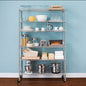 48" 6-Shelf Steel Rack - Chrome