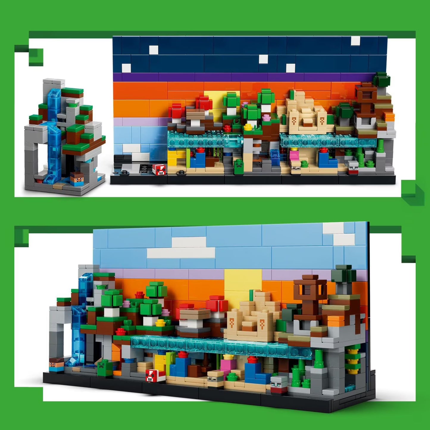 LEGO Minecraft Mini Biomes Building Toy, 797 pc.
