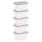 58-Quart Snap Top Plastic Storage Box