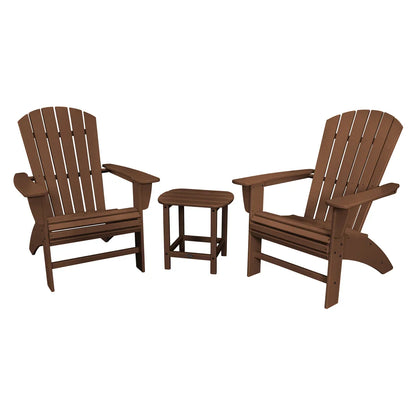 POLYWOOD Portside 3-piece Shellback Adirondack Set