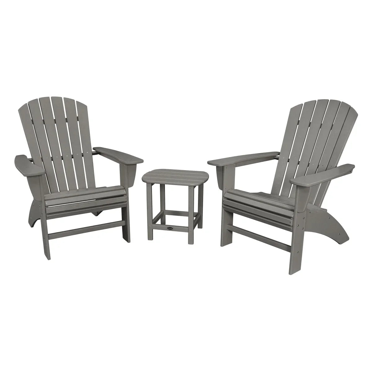 POLYWOOD Portside 3-piece Shellback Adirondack Set - Thumbnail 3