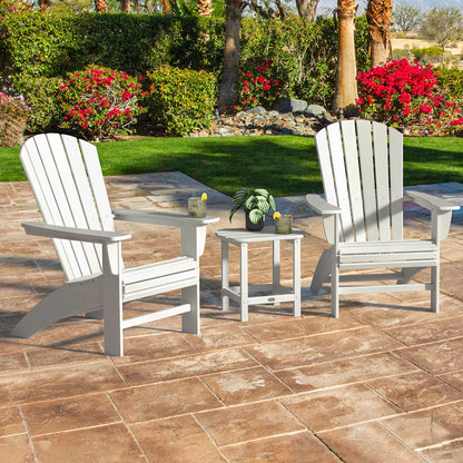 POLYWOOD Portside 3-piece Shellback Adirondack Set