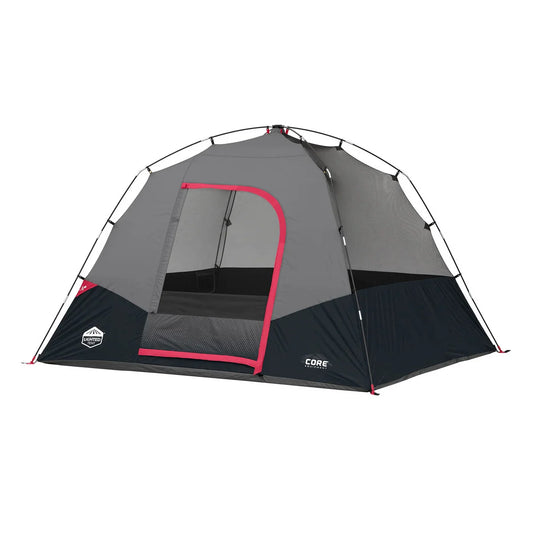 6-person Lighted Dome Tent - CORE Red