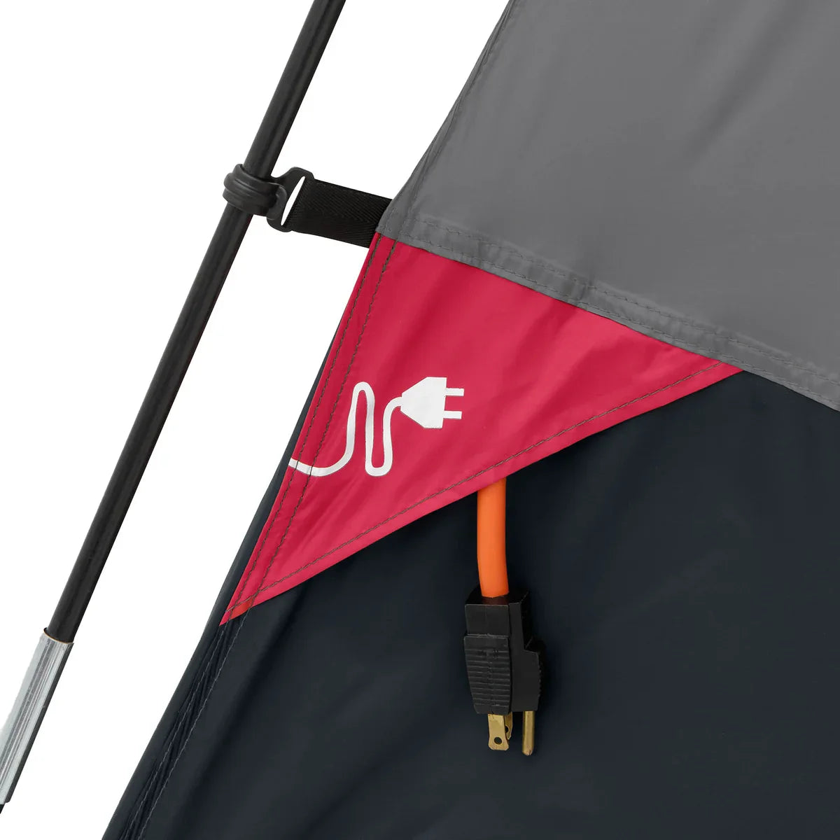 6-person Lighted Dome Tent - CORE Red