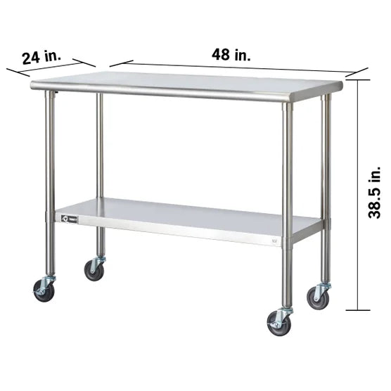 Stainless Steel Prep Table