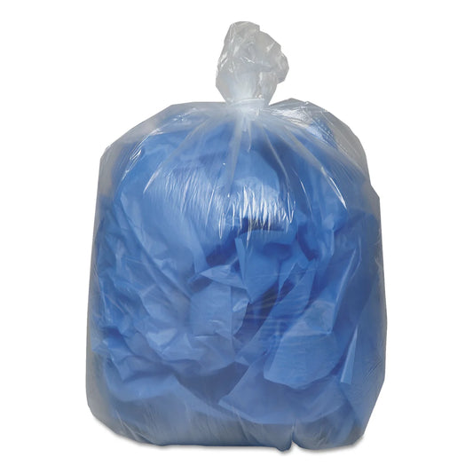Classic Clear Low-Density Trash Bags,Clear, 500-count 7-10 gal