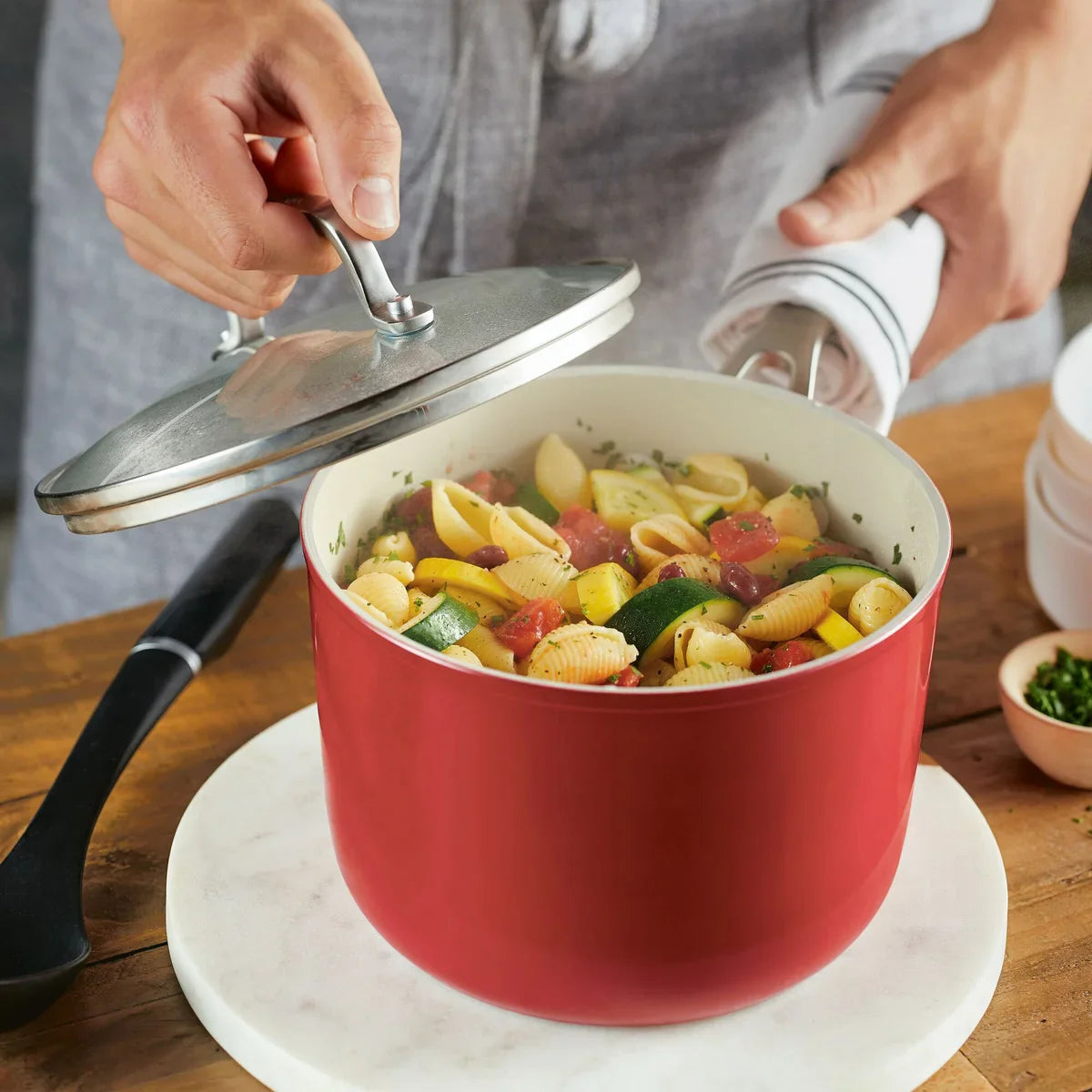 12-piece Hard Anodized Ceramic Non-Stick Cookware Set