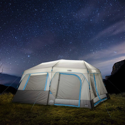 10-person Lighted Instant Cabin Tent