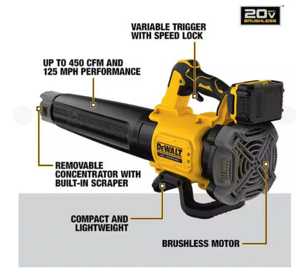Battery Powered Blower Kit with (1) 5 Ah Battery & Charger