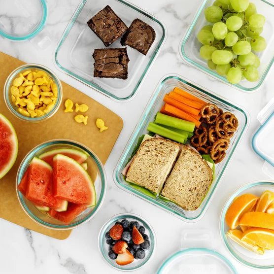 18-piece Glass Food Storage Set