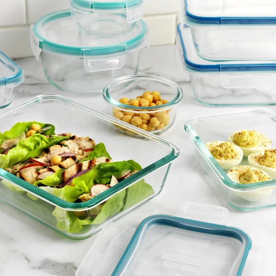 18-piece Glass Food Storage Set