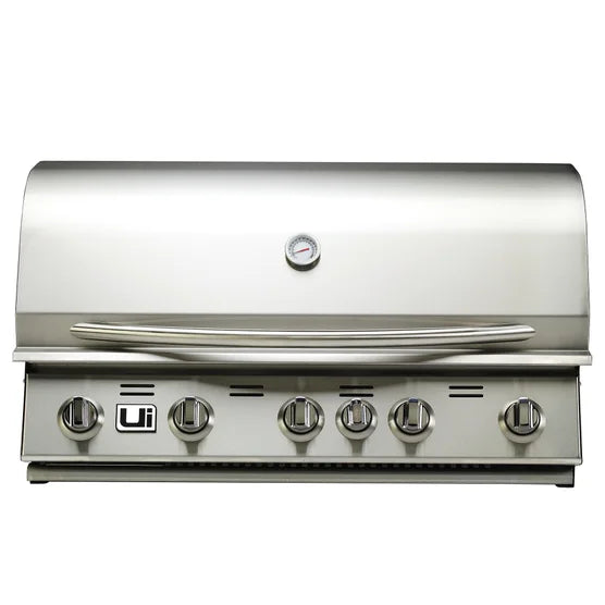Stainless Steel 38" 5-burner Drop-in Grill