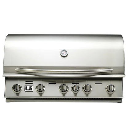 Stainless Steel 38" 5-burner Drop-in Grill