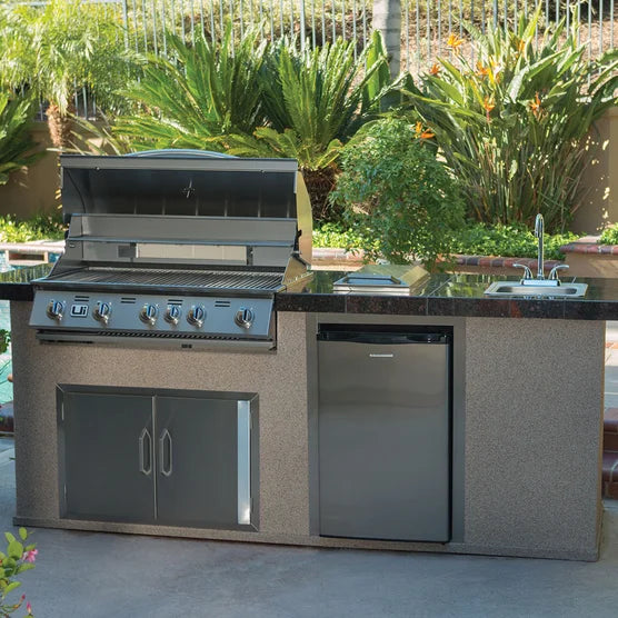 Stainless Steel 38" 5-burner Drop-in Grill
