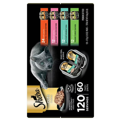 Wet Cat Food Trays Variety Pack, 60 ct., 2.6 oz.