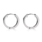 0.16 CT. T.W. Diamond Huggie Hoop Earrings in Sterling Silver