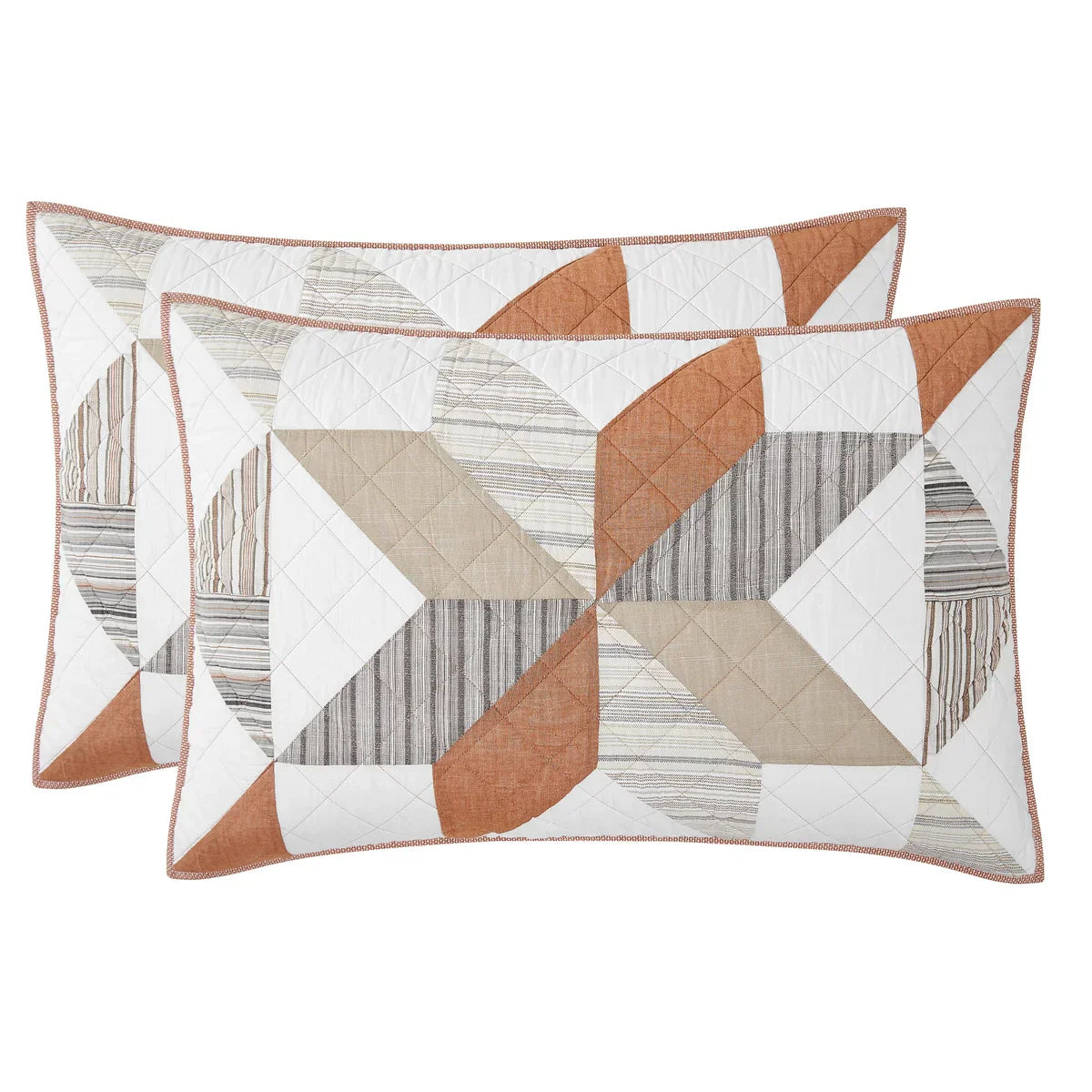 Origami Pieced Modern Patchwork 3-piece Quilt Set - Thumbnail 5