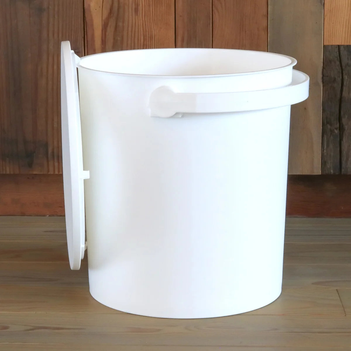 4-Gallon Decorative Storage Bucket with Lid & Handle, 4-pack - Thumbnail 5