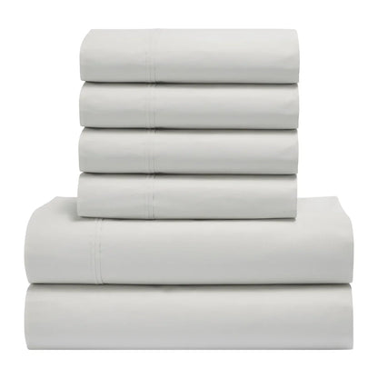 Therapedic 300 Thread Count 6-piece Peached Percale Sheet Set