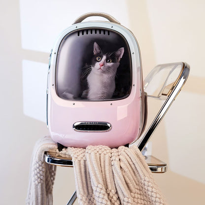 Smart Cat Carrier with Built-in Ventilation & UV Protection