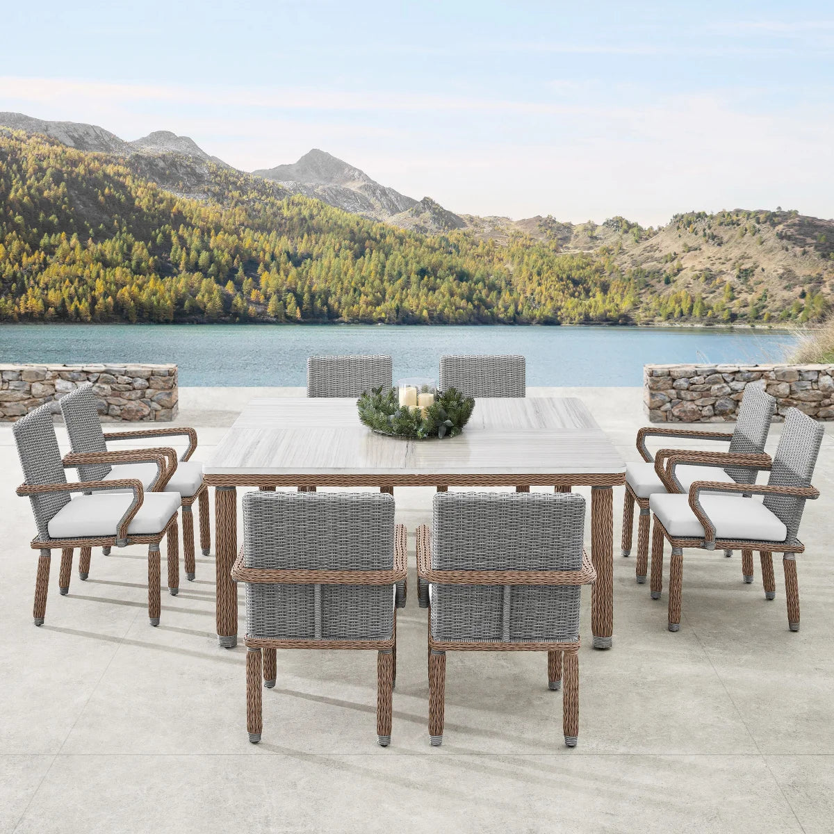 9-piece Outdoor Patio Dining Set