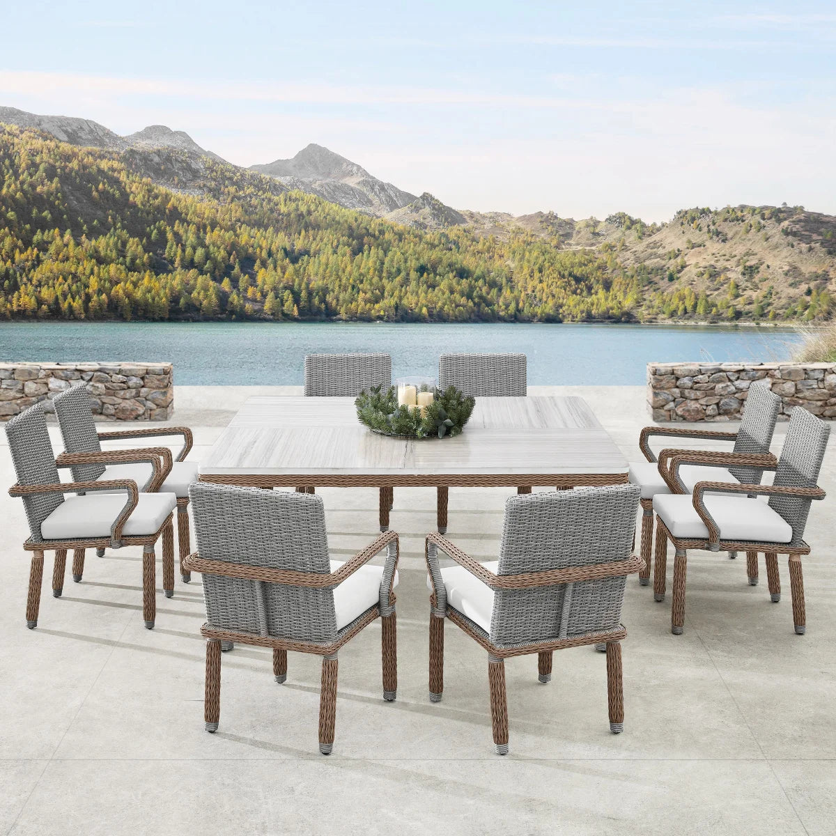 9-piece Outdoor Patio Dining Set