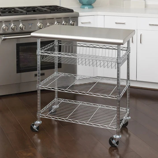 Stainless Steel Kitchen Cart