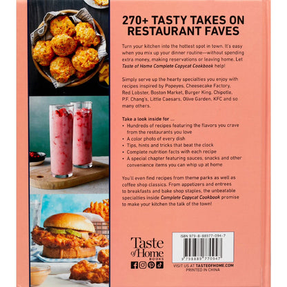Taste of Home Complete Copycat Cookbook, Hardcover