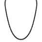 Men's Gemstone Tennis Necklace in Sterling Silver