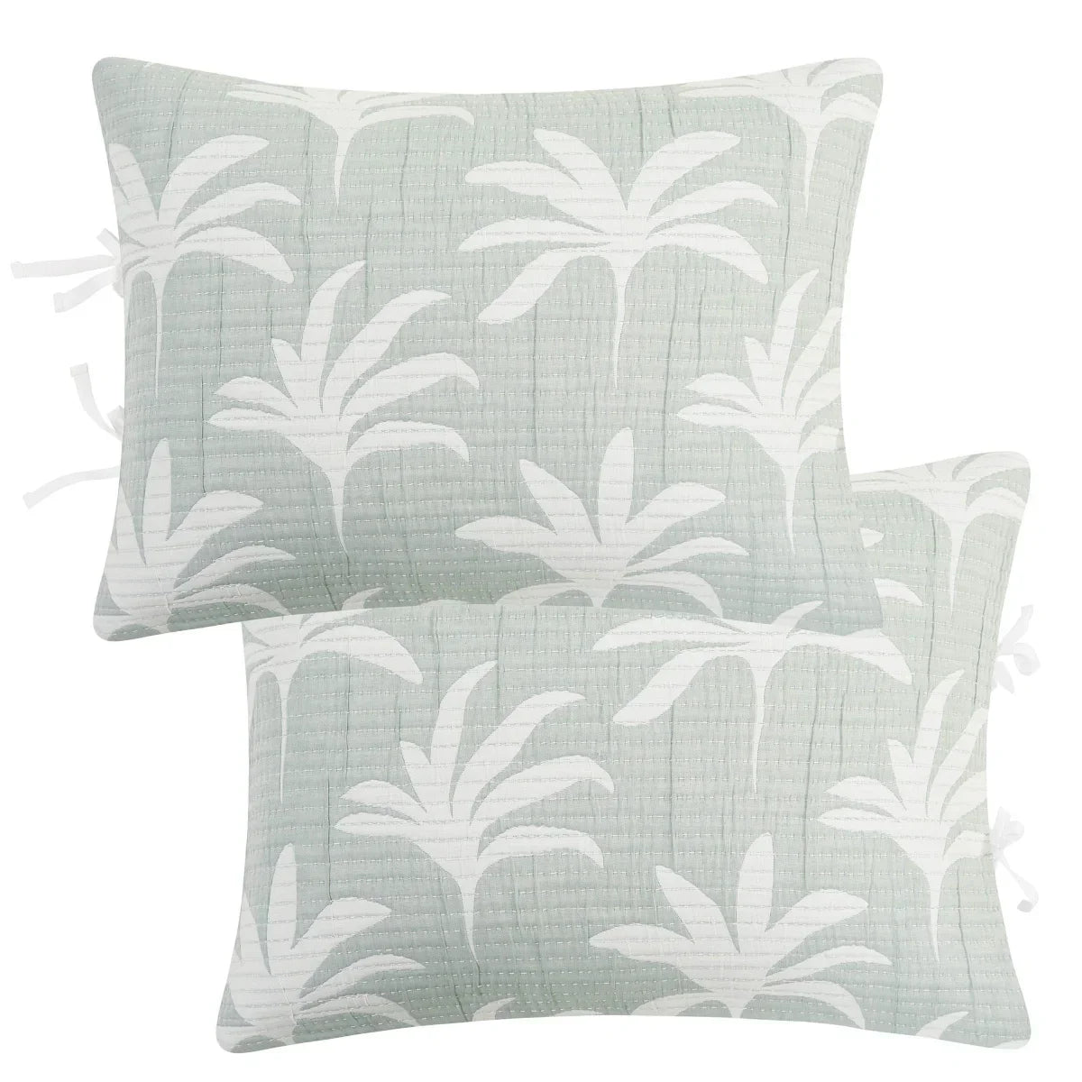 West Park Palm Tree 4-piece Quilt Set - Thumbnail 4