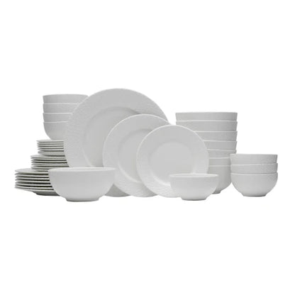Lattice 40-piece Bone China Dinnerware Set