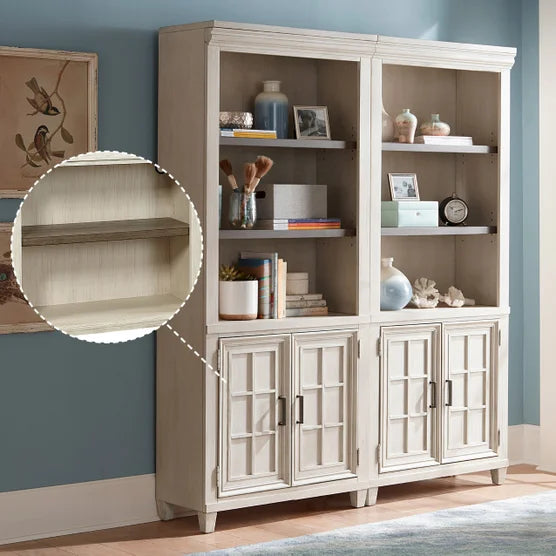 2-piece Bookcase Wall