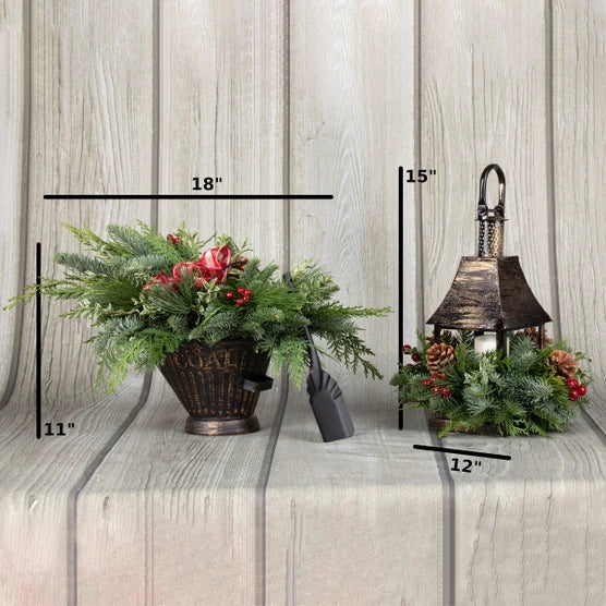 Lantern With Coal Bucket