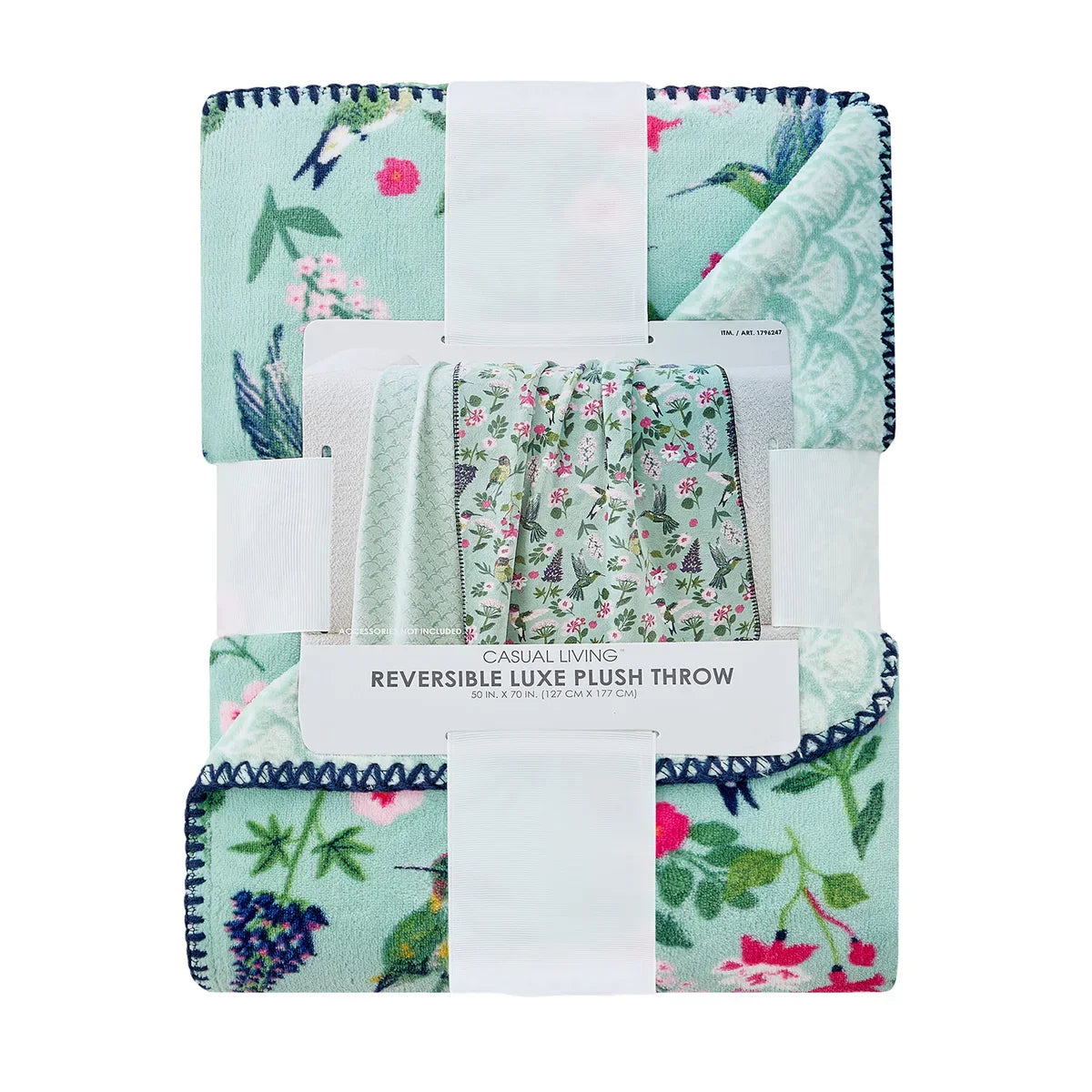 Casual Living Reversible Luxe Plush Throw