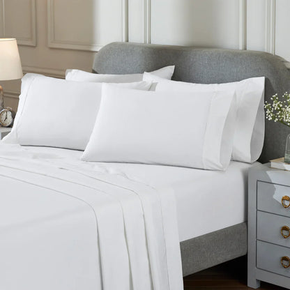 Therapedic 300 Thread Count 6-piece Peached Percale Sheet Set